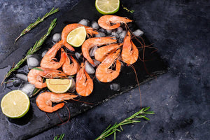 
                  
                    Load image into Gallery viewer, 10 Pounds - Fresh Harvested Large Whole Sun Shrimp - Family 20 Pack Whole Shrimp Sun Shrimp 
                  
                