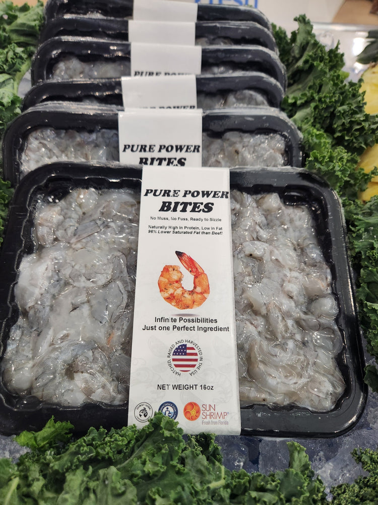 
                  
                    Load image into Gallery viewer, NEW - Sun Shrimp- Pure Power Bites - 10 Pounds - Packed in 1 pound ready to cook packages
                  
                