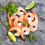 25 Pounds -Fresh Harvested Large Peeled and Deveined Sun Shrimp - 50 Tray Pack P&D Shrimp Sun Shrimp 
