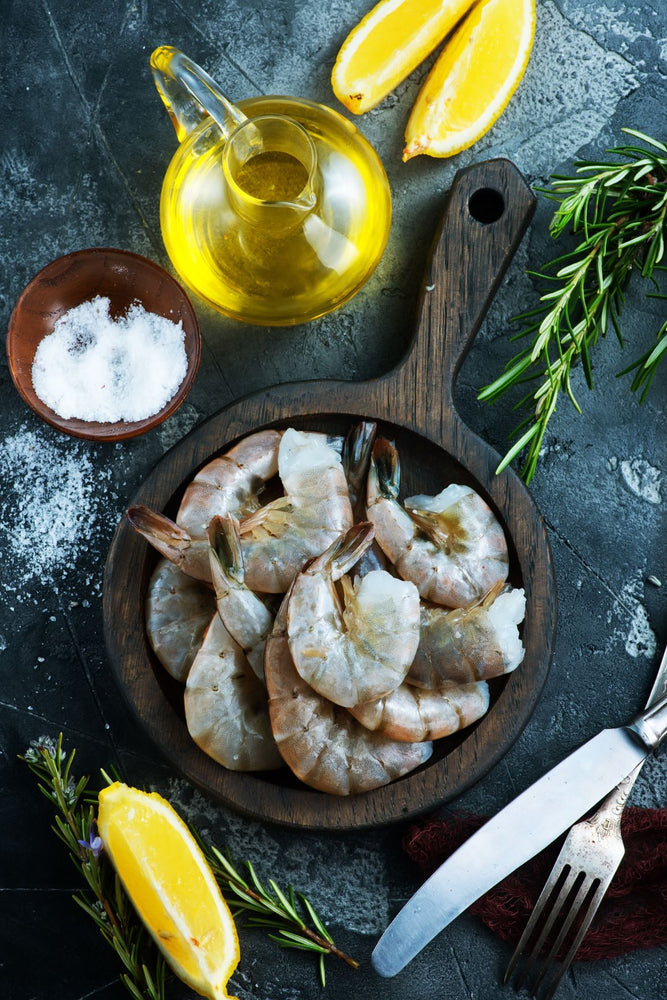 
                  
                    Load image into Gallery viewer, Fresh Harvested Jumbo Sun Shrimp Tails 5 lbs.
                  
                