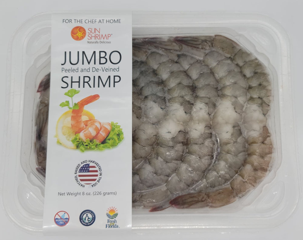 Freshly Harvested Jumbo Sun Shrimp - Peeled and Deveined - Family 10 Pack! - Free Shipping P&D Shrimp Sun Shrimp 