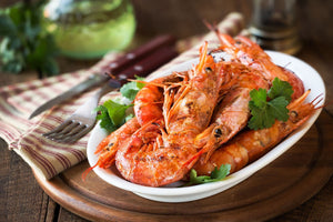 
                  
                    Load image into Gallery viewer, 5 pounds - Fresh Harvested Jumbo Whole Sun Shrimp Whole Shrimp Sun Shrimp 
                  
                
